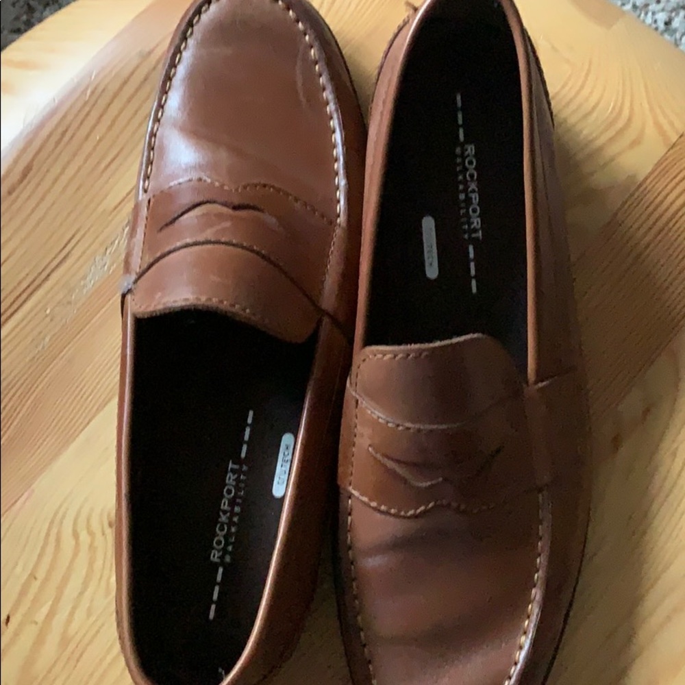 Rockport Brown Leather Loafers